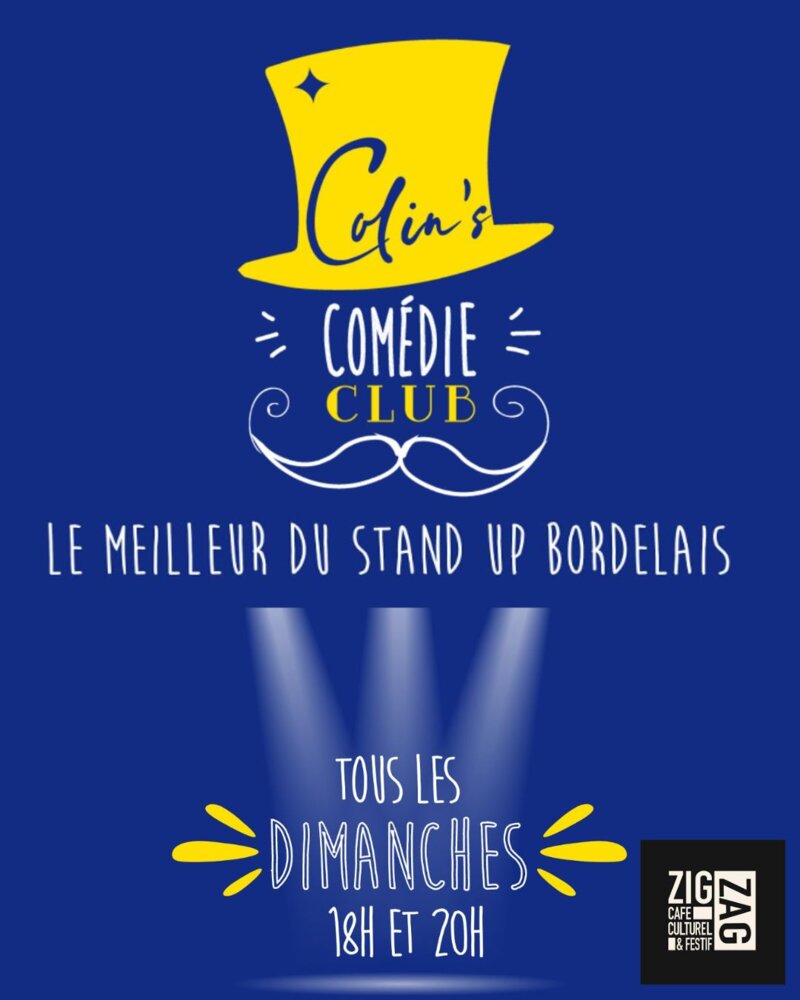 Colin's Comédie Club : le stand up du dimanche
